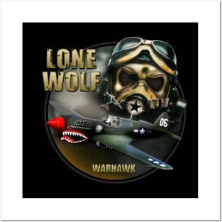 P40 Warhawk Lone Wolf Posters and Art